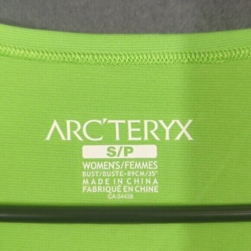 Arc'teryx Shirt Women's S Green Motus Crew Short Sleeve Tee Outdoor Hiking NWT - Picture 8 of 12